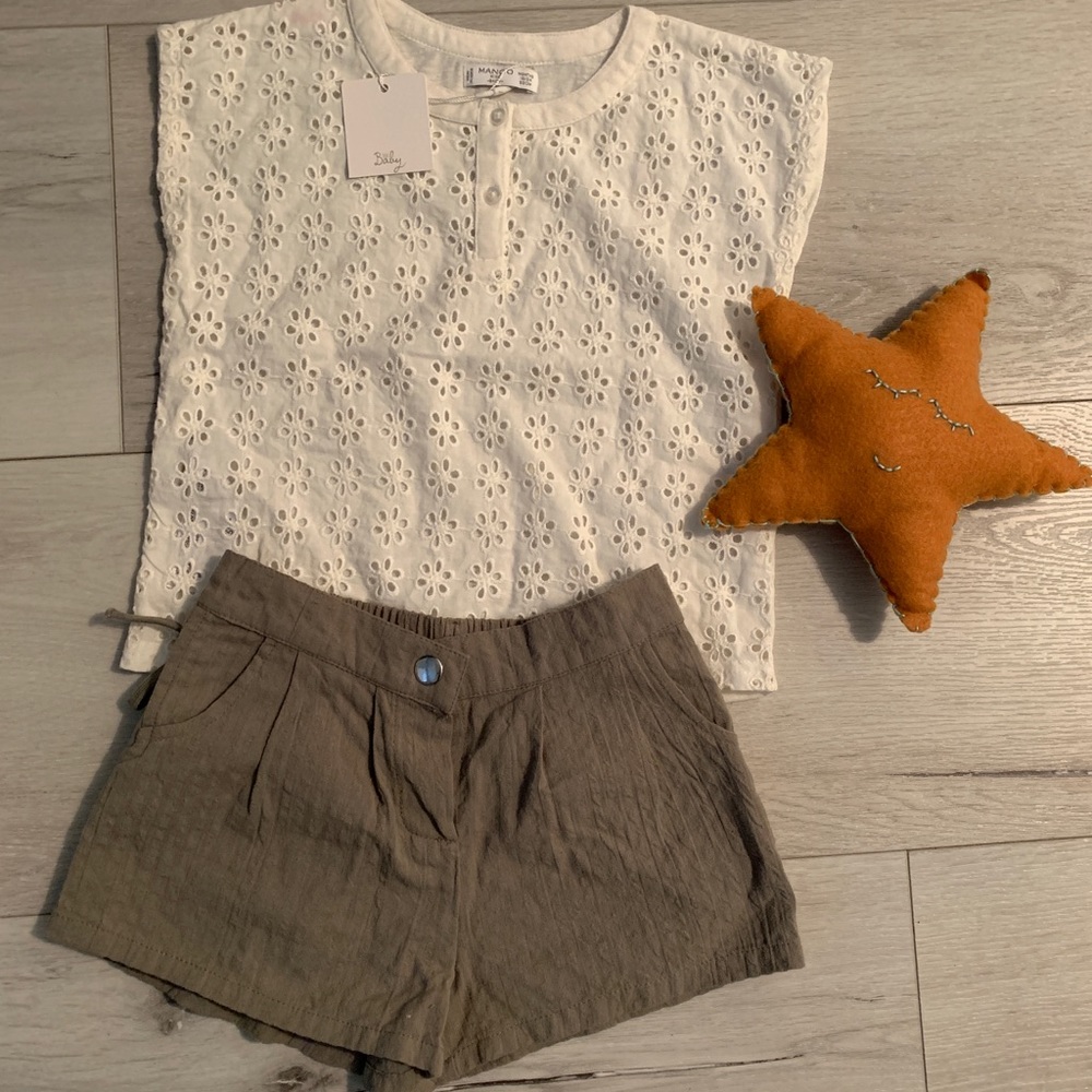 Mango Baby Shirt & Shorts